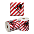 Dangerous Goods Label Roll Flammable Solid 4.1 Printed Red/White/Black, 99mm x 99mm, 500 Labels Roll MPH15240